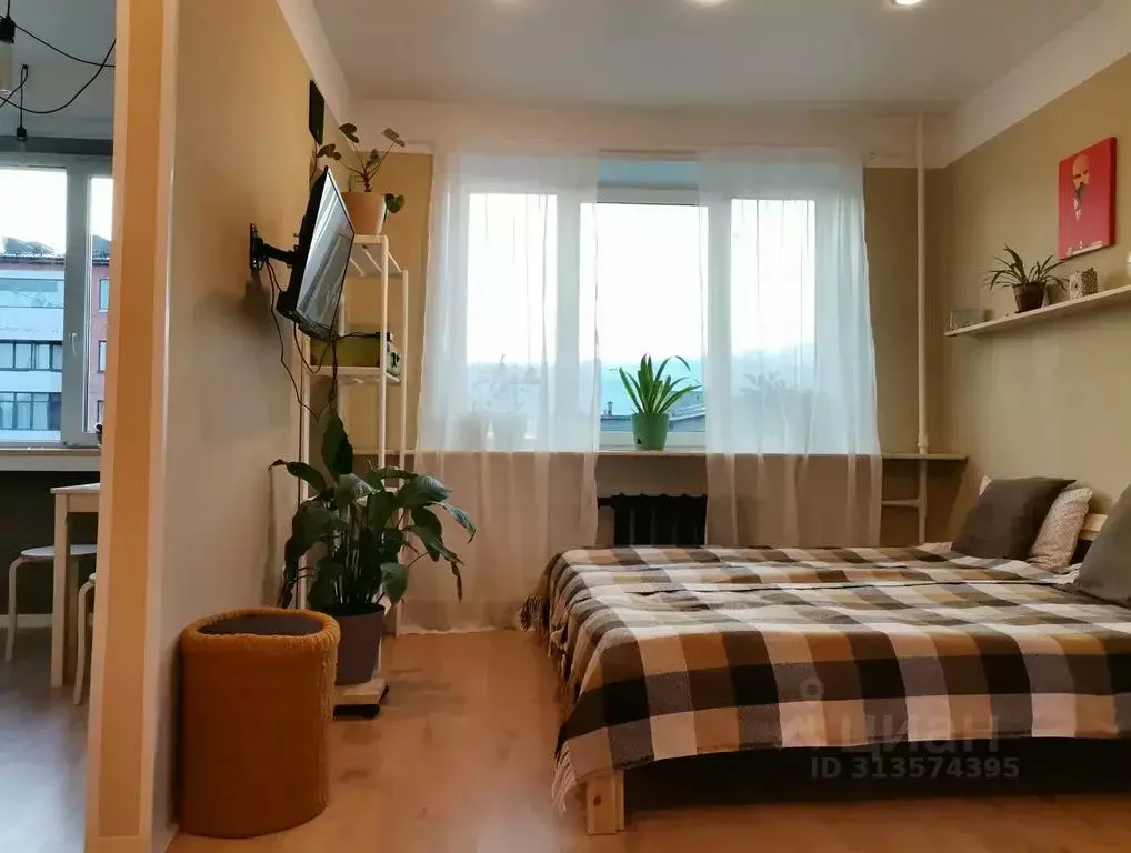 1-к кв. Карелия, Петрозаводск просп. Ленина, 18 (30.0 м) - Фото 0
