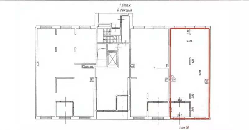 Торговая площадь в Москва Цимлянская ул., 3к2 (98 м) - Фото 2