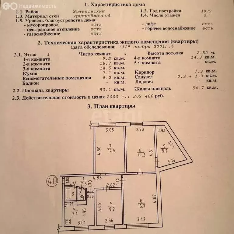 4-комнатная квартира: Ижевск, Молодёжная улица, 21 (80 м) - Фото 0