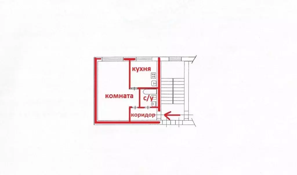 1-комнатная квартира: Голицыно, Западный проспект, 1 (30.4 м) - Фото 1