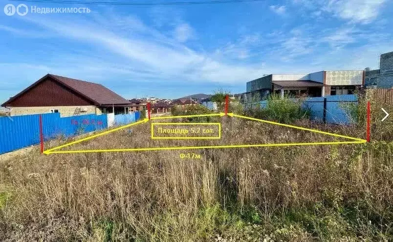 Участок в Супсех, Малиновая улица (5.2 м) - Фото 1