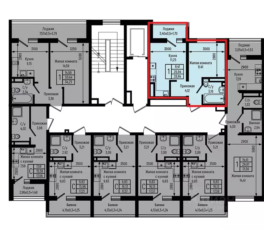 1-к кв. Краснодарский край, Туапсинский муниципальный округ, с. Небуг ... - Фото 2