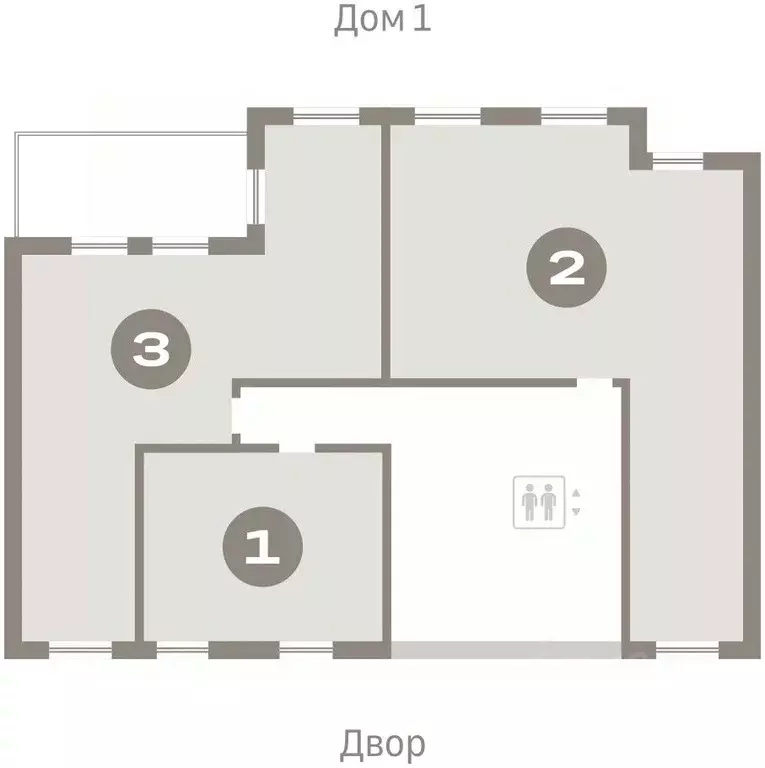 2-к кв. Тюменская область, Тюмень Мысовская ул., 26к2 (90.81 м) - Фото 1