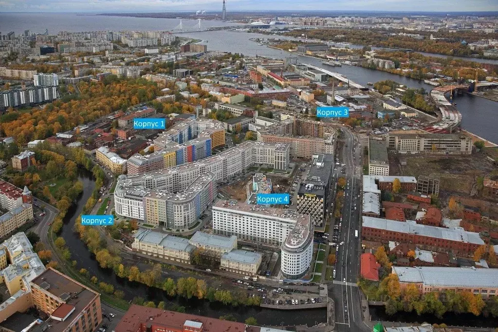 Помещение свободного назначения в Санкт-Петербург наб. Реки Смоленки, ... - Фото 2