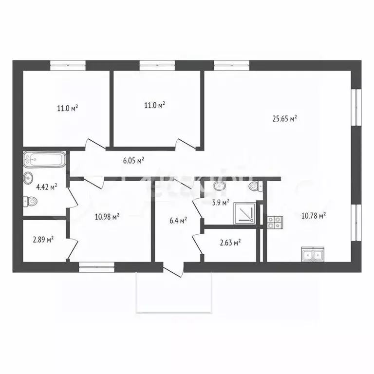 Дом в Костромская область, Костромской район, Середняковское с/пос, д. ... - Фото 1