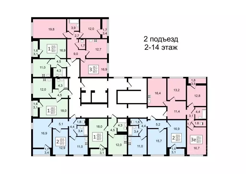 1-к кв. Воронежская область, Воронеж ул. Шишкова, 140Б/6 (40.0 м) - Фото 0