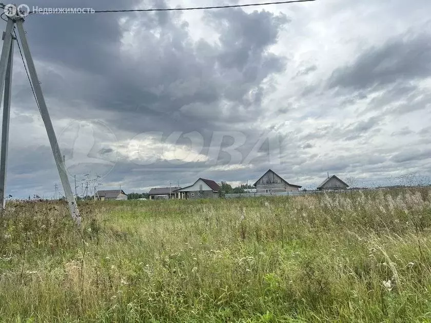 Участок в Тюменский район, деревня Криводанова, коттеджный посёлок ... - Фото 0