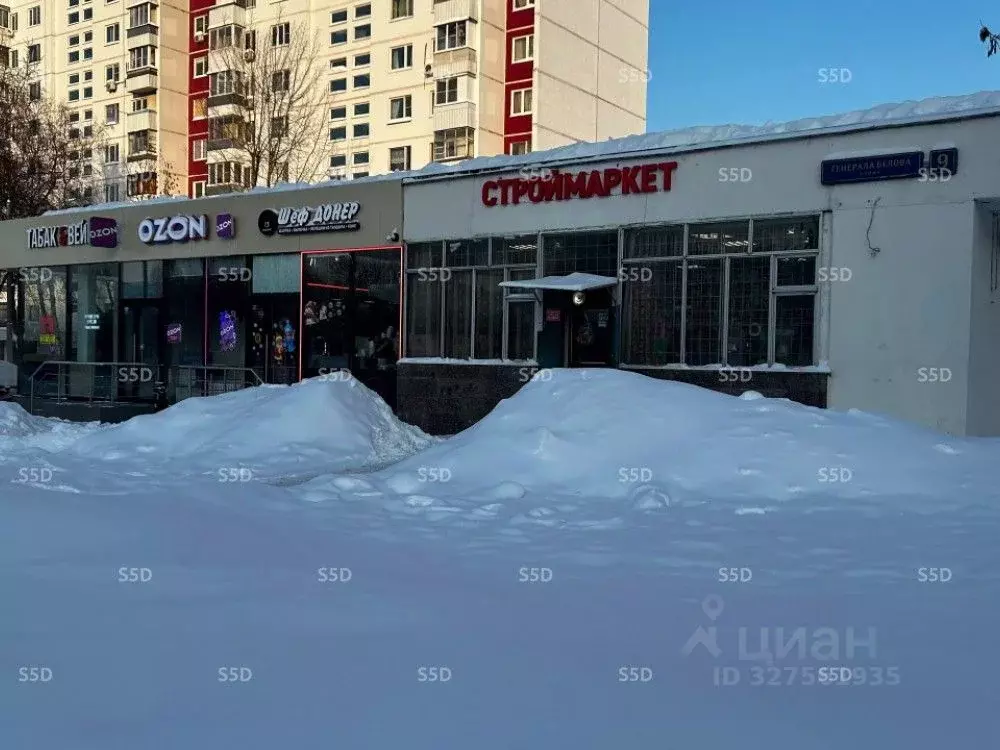 Помещение свободного назначения в Москва ул. Генерала Белова, 9 (106 ... - Фото 1