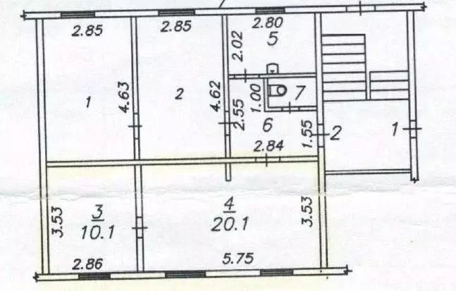 Комната Свердловская область, Среднеуральск ул. Кирова, 19 (30.2 м) - Фото 2