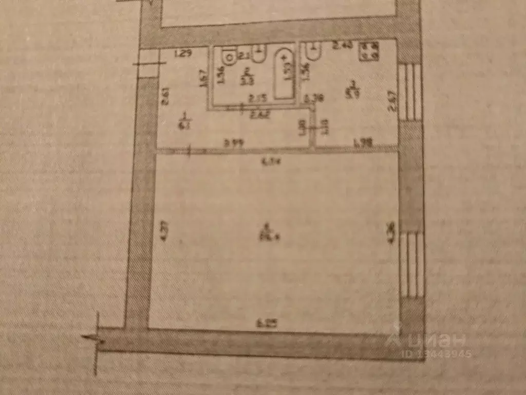 1-к кв. Тамбовская область, Тамбов Моршанское ш., 40 (41.7 м) - Фото 2