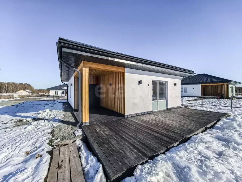 Дом в Новосибирская область, Мошковский район, пос. Октябрьский пер. ... - Фото 1