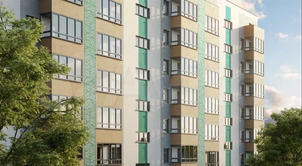 3-к. квартира, 66,5 м, 3/9 эт. - Фото 0