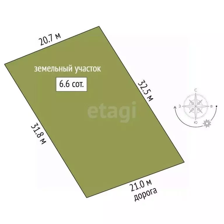 Участок в Томская область, Томский район, Зоркальцевское с/пос, ... - Фото 2