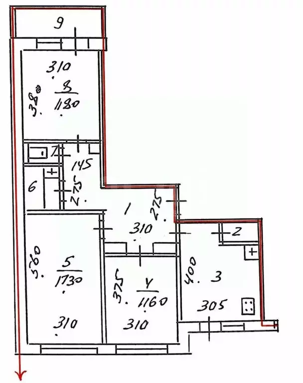 3-к кв. Чувашия, Чебоксары бул. Анатолия Миттова, 20 (68.6 м) - Фото 2