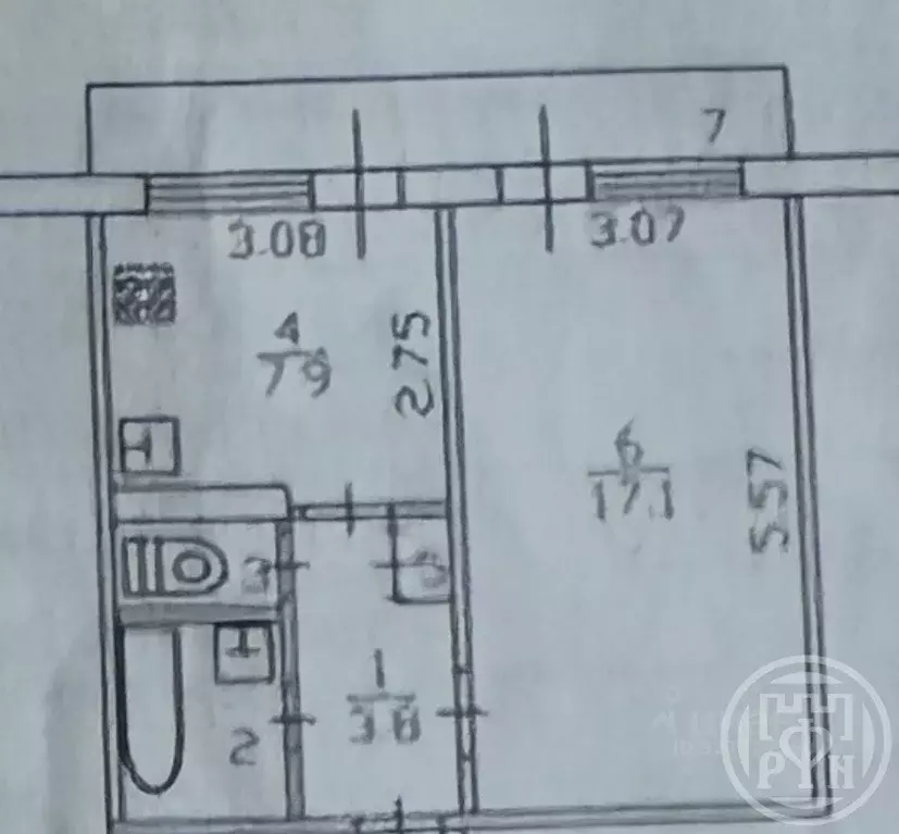 1-к кв. Ленинградская область, Кировский район, Назия пгт ул. ... - Фото 2