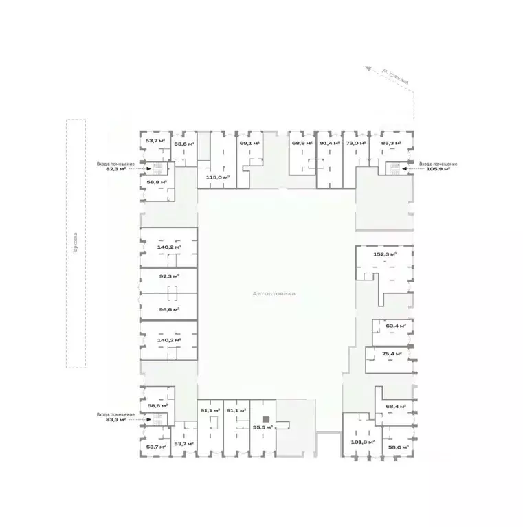 Помещение свободного назначения в Тюменская область, Тюмень Зарека ... - Фото 2