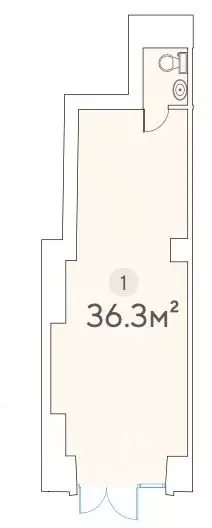 Помещение свободного назначения в Москва Тверская ул., 15 (36 м) - Фото 2