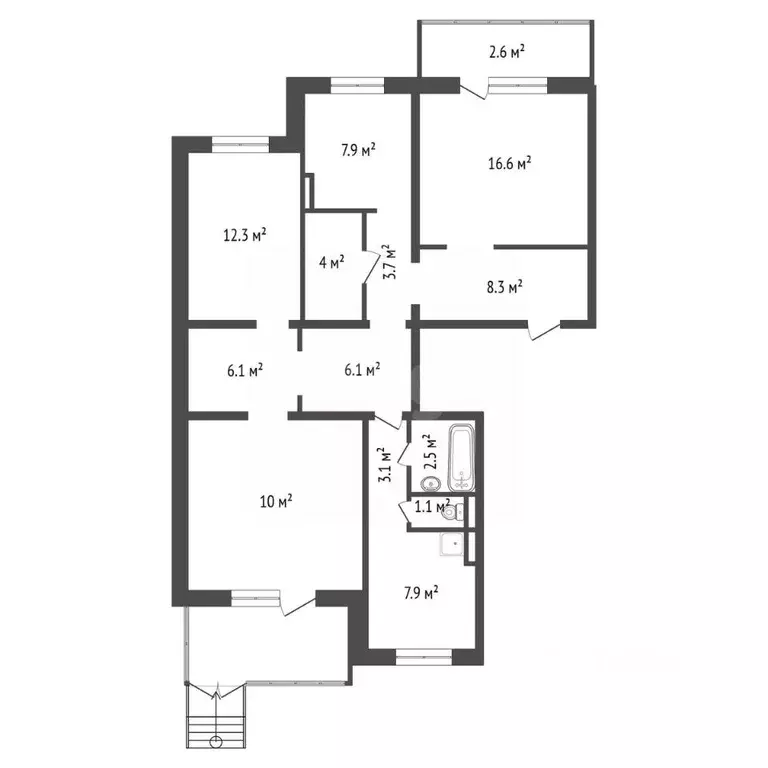 Помещение свободного назначения в Красноярский край, Красноярск ул. ... - Фото 2