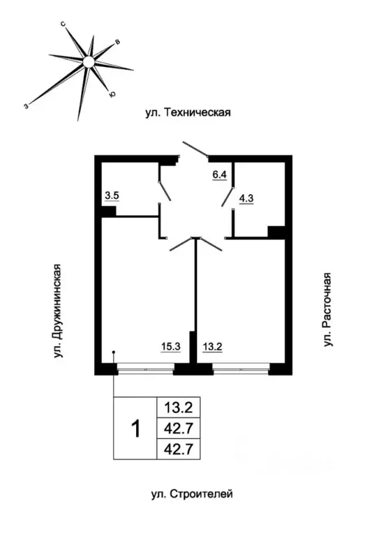 1-к кв. Свердловская область, Екатеринбург Сортировочный жилрайон, ... - Фото 1