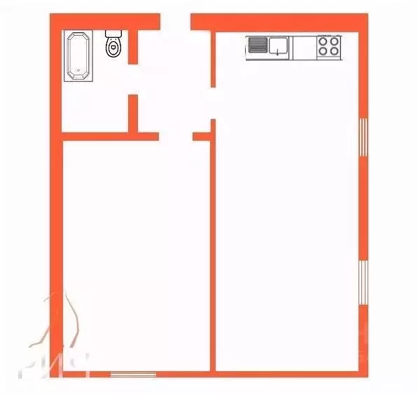 1-к кв. Санкт-Петербург Московский просп., 168 (29.8 м) - Фото 2