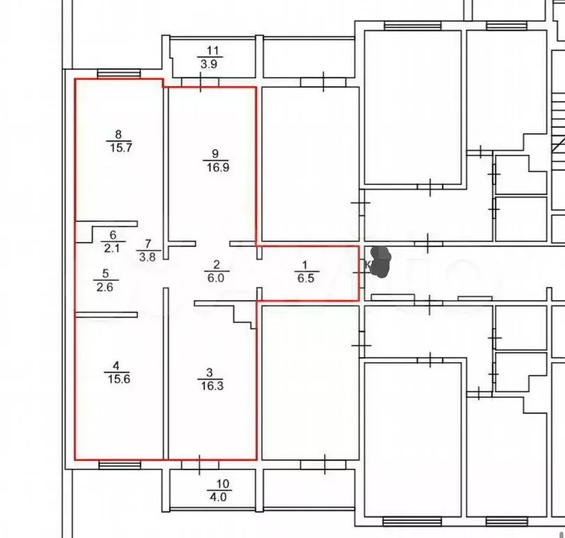 3-к. квартира, 90 м, 1/25 эт. - Фото 0