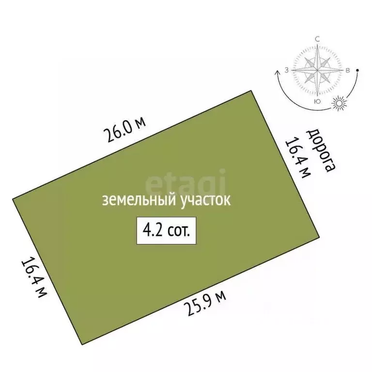 Участок в Ростовская область, Аксайский район, Большелогское с/пос, ... - Фото 1