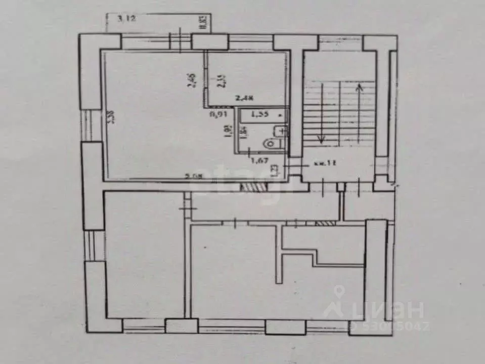 1-к кв. Забайкальский край, Чита ул. Чайковского, 23 (30.8 м) - Фото 2