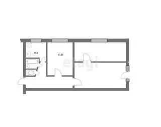 Дом в село Бобровка, Краснопартизанская улица (63 м) - Фото 2