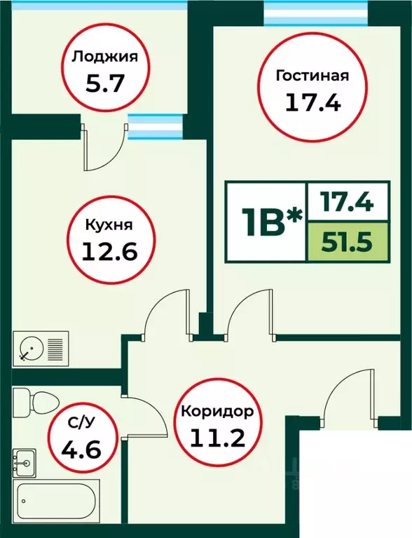 1-к кв. Красноярский край, Красноярск городской округ, пос. Солонцы ... - Фото 0