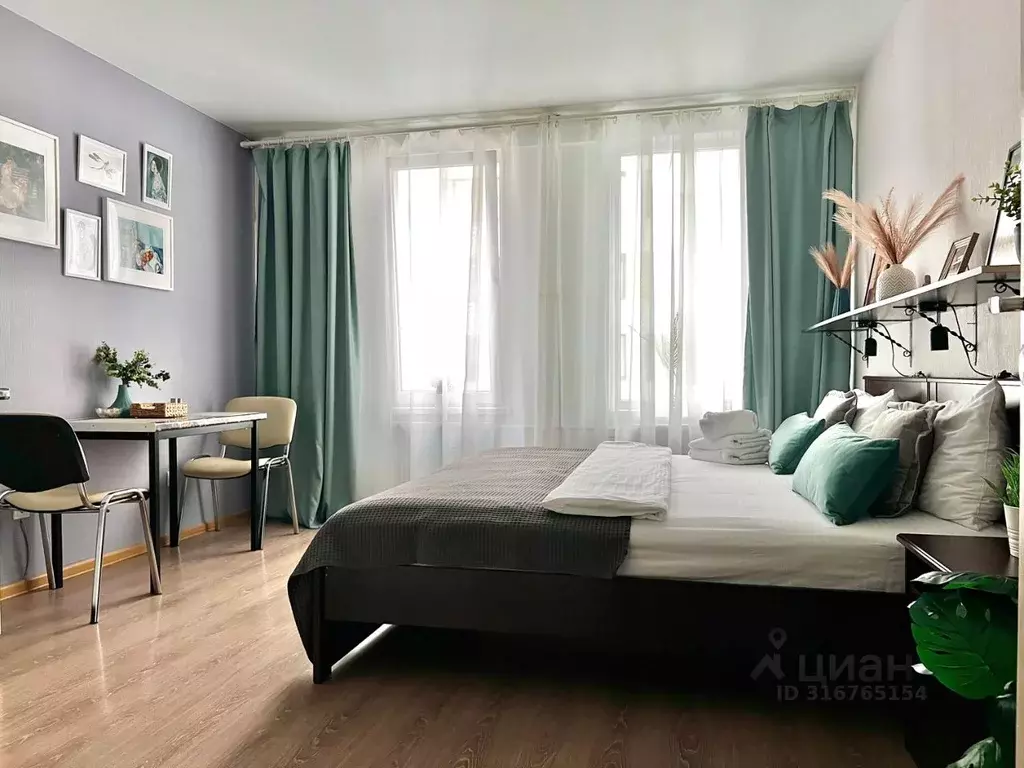 Студия Санкт-Петербург бул. Александра Грина, 1 (29.0 м) - Фото 1
