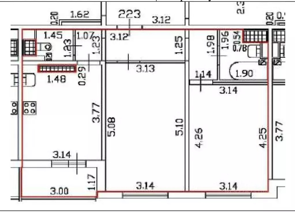 2-к кв. Санкт-Петербург ул. Пейзажная, 12 (53.0 м) - Фото 1