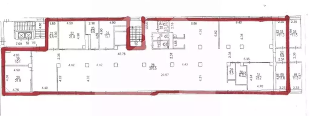 Помещение свободного назначения в Москва Чапаевский пер., 14 (613 м) - Фото 2