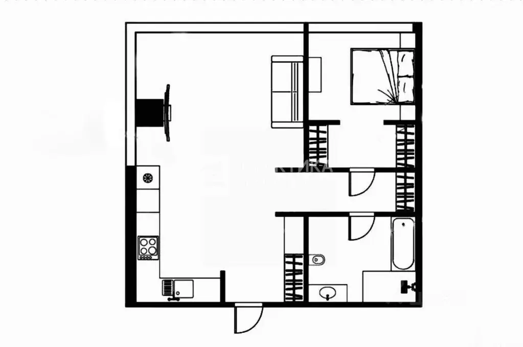 2-к кв. Москва 1-й Красногвардейский проезд, 22с1 (85.5 м) - Фото 2