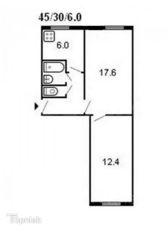 2-к кв. Оренбургская область, Кувандык ул. Маршала Жукова, 18 (43.1 м) - Фото 2
