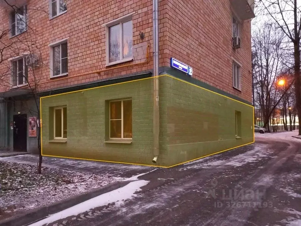 Помещение свободного назначения в Москва ул. Марии Ульяновой, 9К2 (153 ... - Фото 2