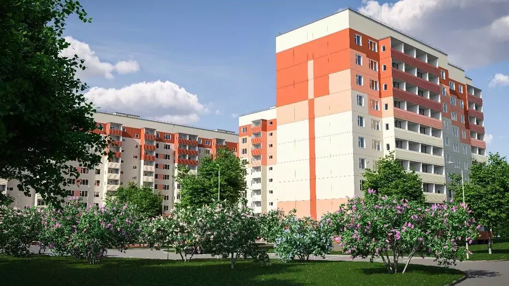 2-к кв. Псковская область, Псков Сиреневый Парк жилой комплекс (58.7 ... - Фото 1