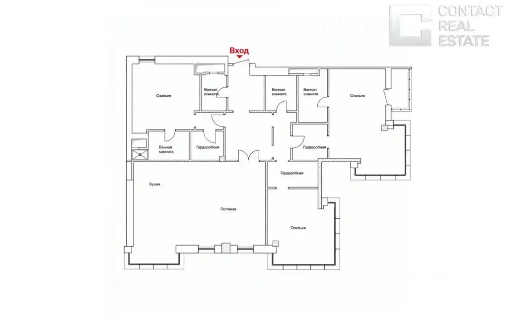 4-к кв. Москва Большой Афанасьевский пер., 28 (206.5 м) - Фото 2