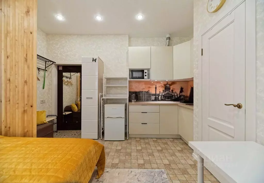 Студия Санкт-Петербург Гончарная ул., 11а (18.0 м) - Фото 1