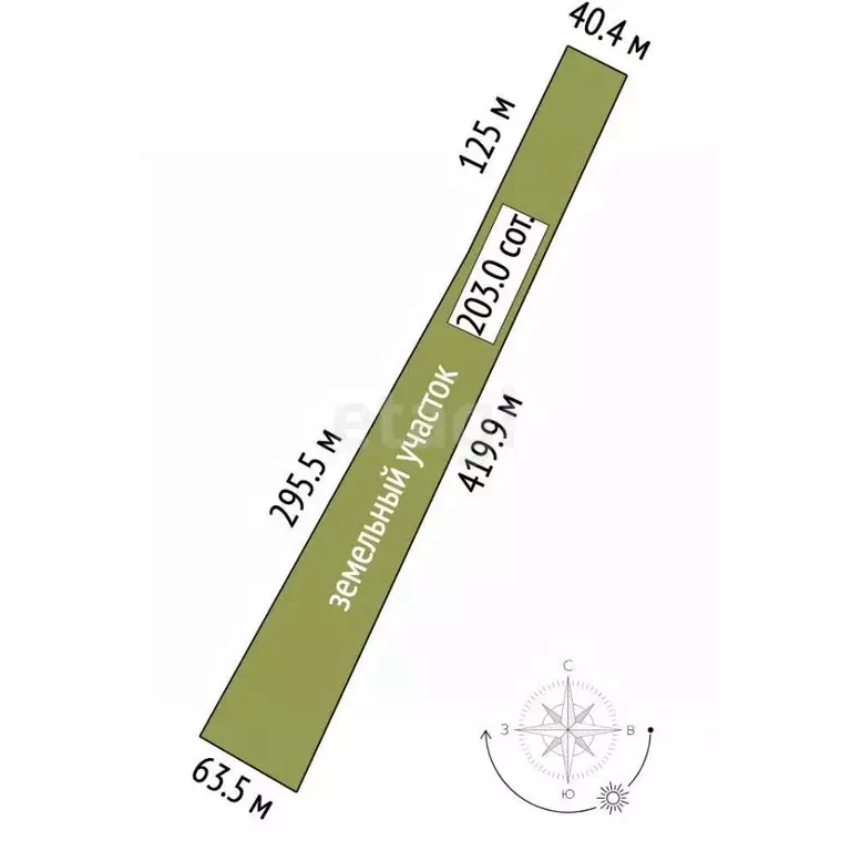 Участок в Мордовия, Саранск  (202.99 сот.) - Фото 1