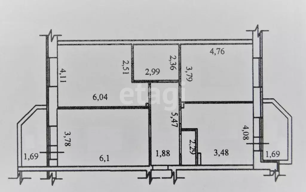 3-к кв. Удмуртия, Завьяловский район, д. Хохряки ул. Макаренко, 15А ... - Фото 2