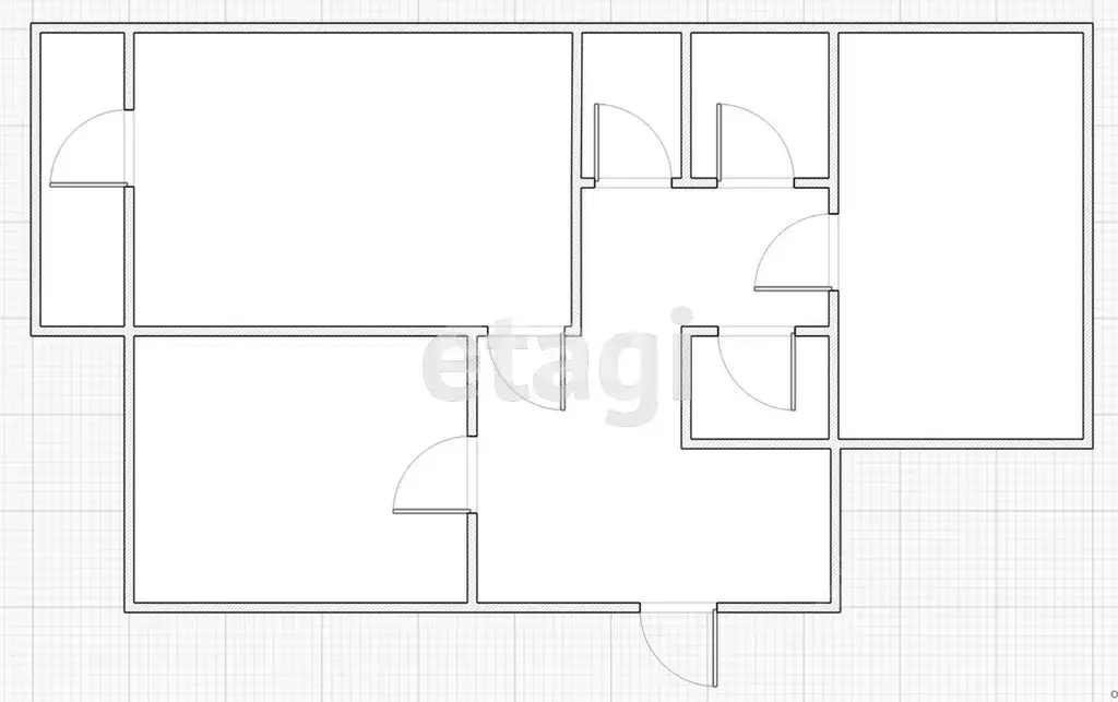 2-к кв. Костромская область, Кострома Боевая ул., 66 (51.1 м) - Фото 0