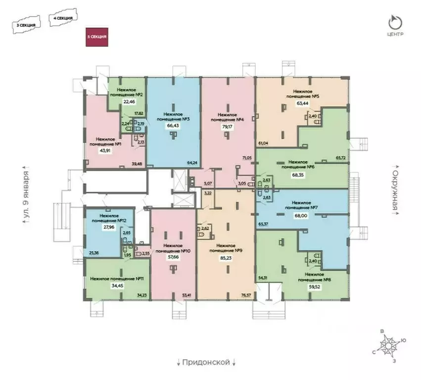 Помещение свободного назначения в Воронежская область, Воронеж 9 Ярдов ... - Фото 2
