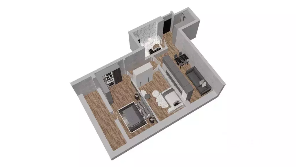 2-к кв. Ростовская область, Батайск ул. Луначарского, 180А (56.49 м) - Фото 1