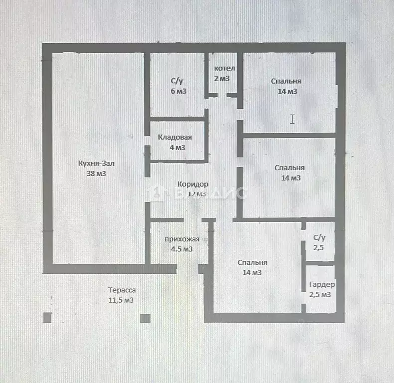 Дом в Адыгея, Майкоп городской округ, Гавердовский хут.  (125 м) - Фото 2