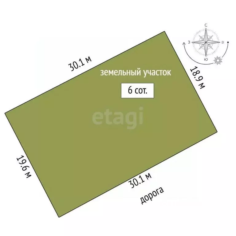 Участок в Крым, Симферополь ул. Гастелло (6.0 сот.) - Фото 1
