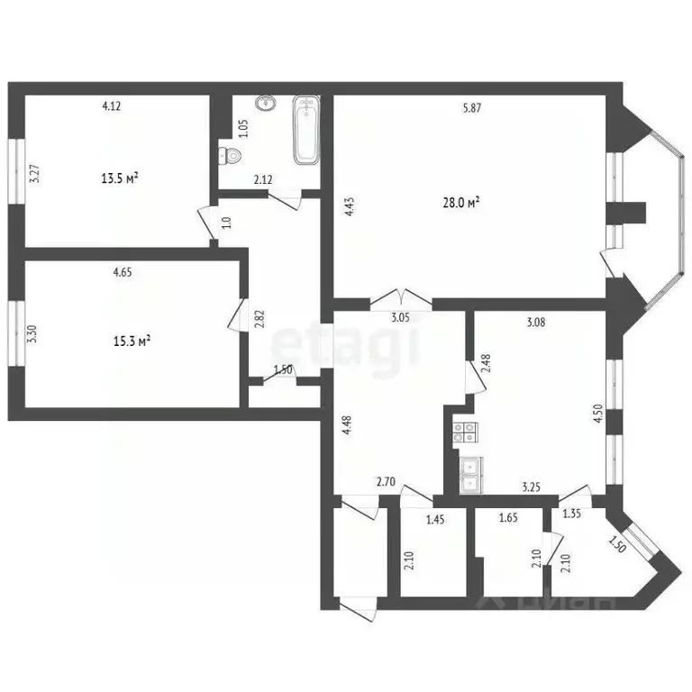 3-к кв. Пермский край, Пермский муниципальный округ, пос. Юг ул. ... - Фото 2