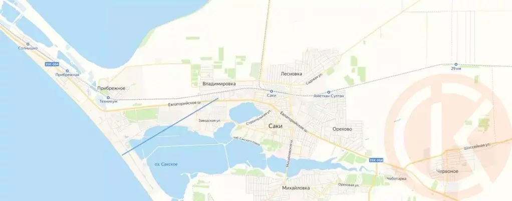 Участок в Крым, Саки ул. Пригородная, 10 (6.0 сот.) - Фото 1