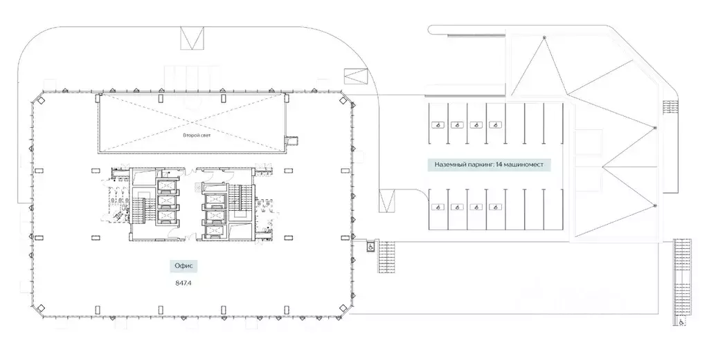Офис в Москва просп. Андропова, 11Г (847 м) - Фото 1