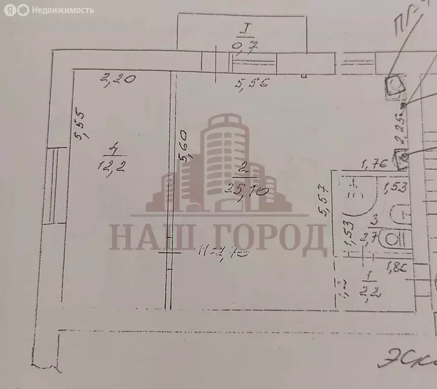 2-комнатная квартира: Феодосия, улица Горького, 30/2 (43 м) - Фото 1