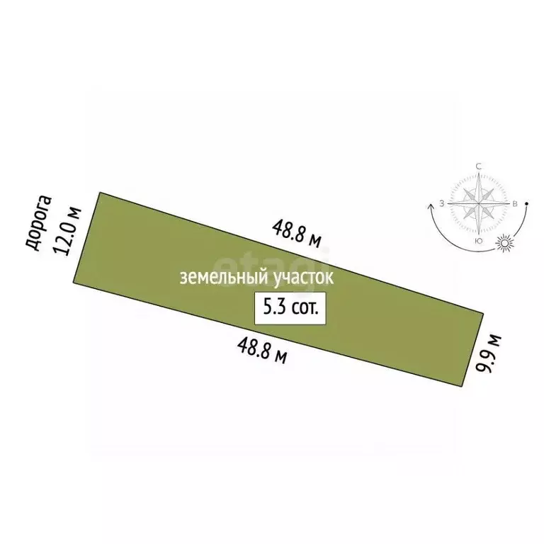 Участок в Ставропольский край, Кисловодск ул. Чапаева, 115Б (5.3 сот.) - Фото 1